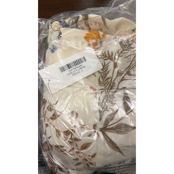 REFORMATION CARLOTTA Maxi Flutter Sleeve Dress in Frolic US 0 NWT - Picture 5 of 12